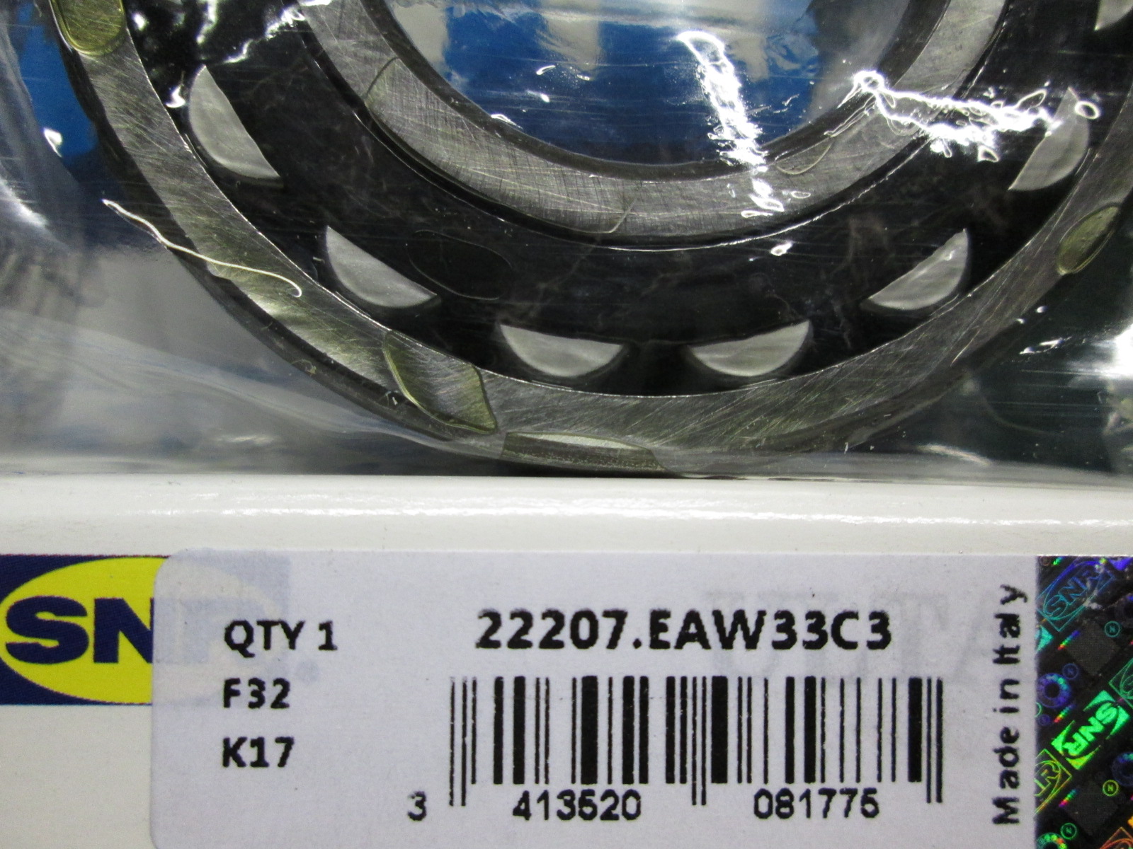 lozisko 22207 EAW33 C3 SNR