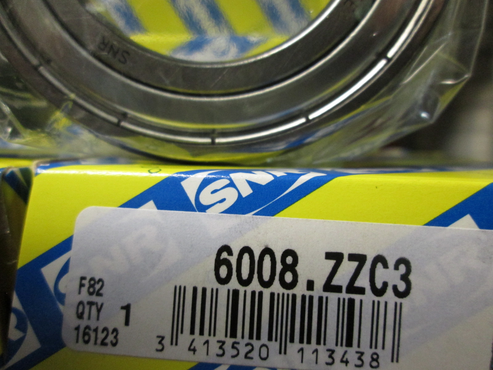 lozisko 6008 ZZ C3 SNR