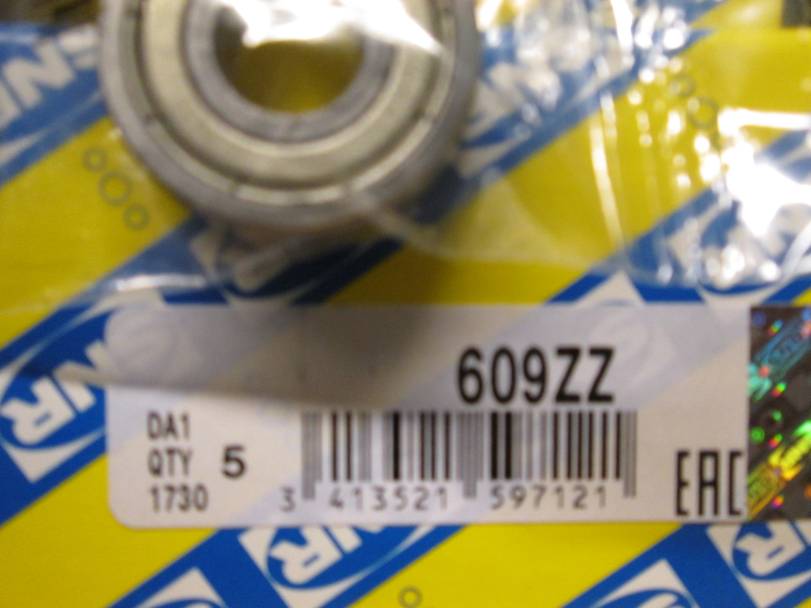 lozisko 609 ZZ SNR