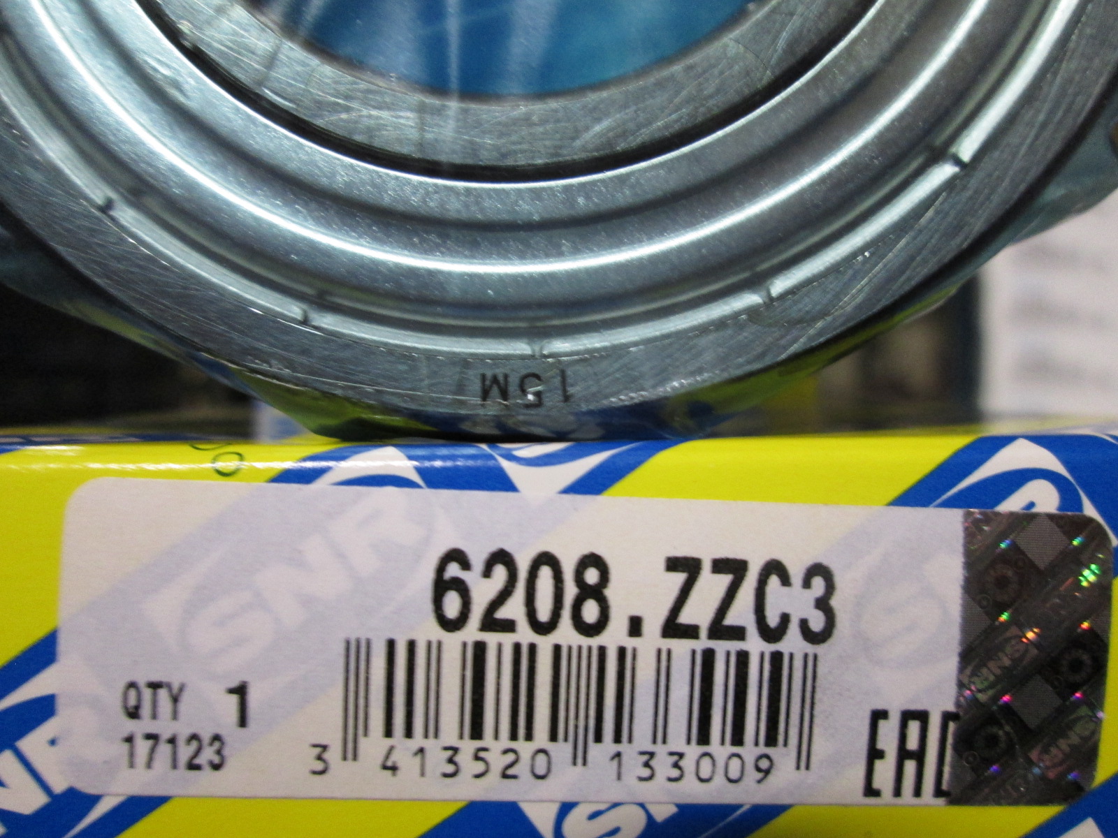 lozisko 6208 ZZ C3 SNR