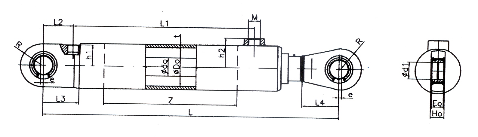 Valec hydraulicky  110/70x4150  111 211 UDS